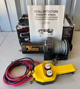 lot 111 image: 2000 lb ATVUtility Winch model PE200D