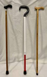 lot 201 image: Walking Canes