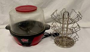 lot 202 image: Westbend Stir Crazy Popcorn Machine and K-Pod Holder