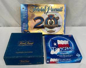 lot 91 image: Board Games - 20th Anniversary Trivia Pursuit Texas Trivia Trivia Pursuit Genus Edition