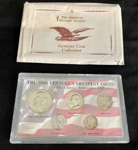 lot 5 image: American Historic Society Genuine Coin Collection