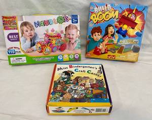 lot 36 image: Neblox Build or Boom Game & Miss Bindergartens Craft Center