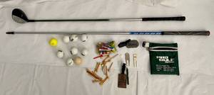 lot 45 image: Ultralight Fairway Driver #3, Prolaunch and Miscellaneous Golfing Items