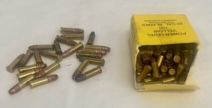 lot 50 image: Power Level Yellow 100 22 cal Blanks 22 rounds of 22 ammo