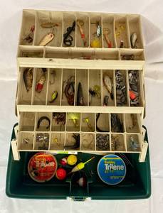 lot 66 image: Plano Tackle Box with items inside