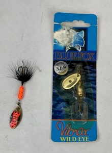 lot 67 image: Bluefox Vibrax Wildeye Lure & Vibrant color Rooster Tail