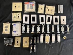 lot 99 image: Lot of Wall Plates and Switches