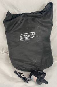 lot 108 image: Coleman Queen - Double High Air Mattress and Pump