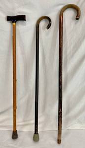 lot 114 image: Walking Canes one is adjustable