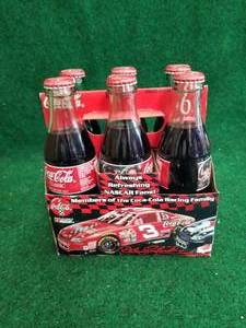 lot 9 image: Coca Cola Nascar 6 pack collectibles
