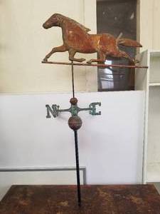 lot 5 image: Vintage Horse weather vain
