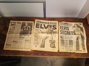 lot 18 image: Elvis paper