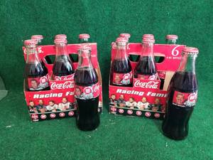 lot 43 image: Coca Cola Nascar 6 pack collectibles