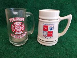 lot 44 image: Fireman mugssteins