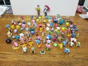 lot 51 image: Pokemon figures