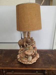 lot 73 image: Bear Lamp