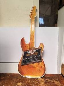lot 118 image: Miller Beer Advertising guitar