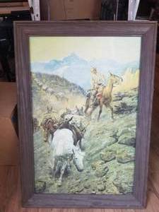 lot 112 image: Western art work