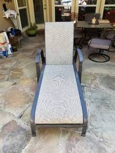 lot 114 image: Lounge chair different location and pick up date - Arlington