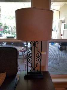 lot 122 image: Table lamp different location and pick up date - Arlington