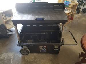 lot 236 image: Large wheeled Irwin tool box - work station