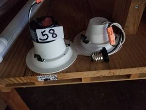 lot 58 image: Replacement recessed bulbs