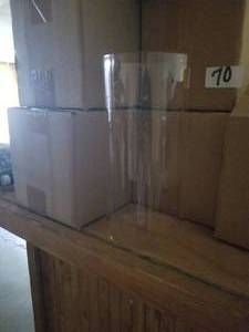 lot 70 image: Glass light tubes