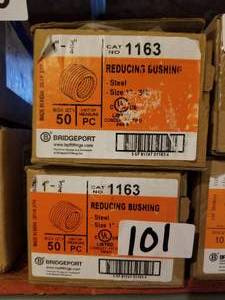 lot 101 image: Reducing bushings