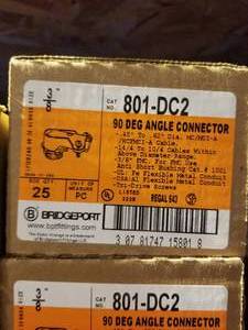 lot 108 image: 90 degree angle connectors