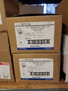 lot 113 image: Compression connectors