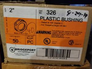lot 122 image: Plastic bushings and insulator supports