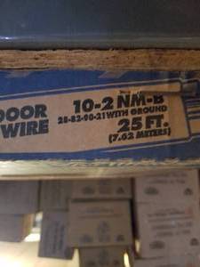 lot 130 image: 10-2 Romex wire