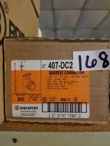 lot 168 image: Squeeze connectors 12 inch