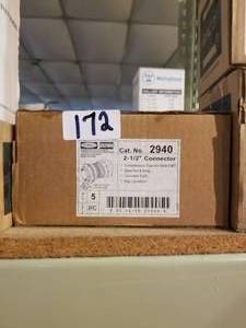 lot 172 image: 2 12 inch connectors