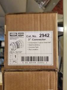 lot 173 image: 3 inch connectors