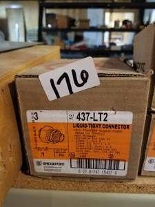 lot 176 image: Liquid - tight connectors