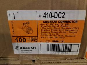 lot 180 image: Squeeze connectors 1 inch