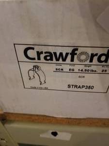 lot 187 image: Universal strut clamp 3 12 inch