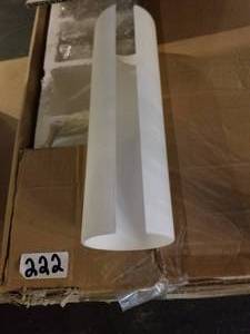 lot 222 image: Light fixture glass shields