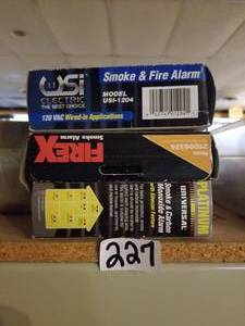 lot 227 image: Smoke detectors