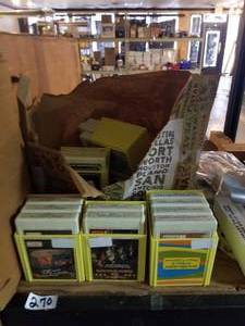 lot 270 image: Vintage 8 track tape lot