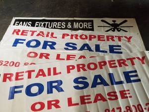 lot 304 image: Vinyl signs