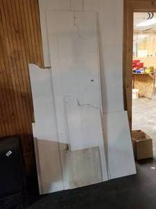 lot 309 image: Wood paneling and a door