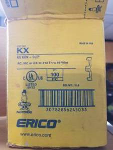 lot 321 image: Erico fasteners