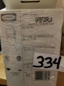lot 334 image: GFCI commercial LED blank face 20amp