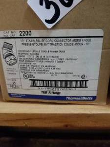 lot 367 image: 45 degree angled connectors