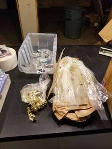 lot 386 image: Miscellaneous lamp repair Lot