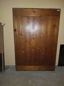 lot 396 image: Wood table top with no legs