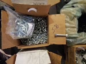 lot 536 image: hardware - bolts and nuts