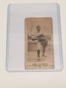 lot 8 image: Joe Jackson baseball card #86 - Authenticity unknown